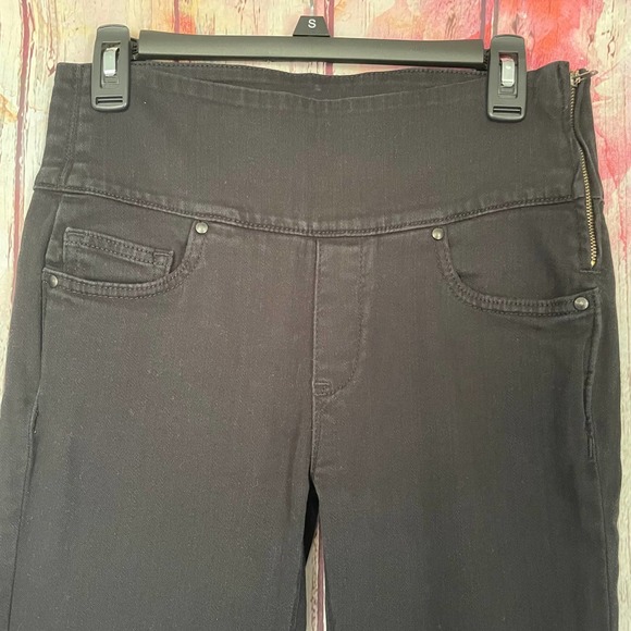 SPANX The Signature Straight Black Pants Side Zip - 28 - Picture 2 of 8